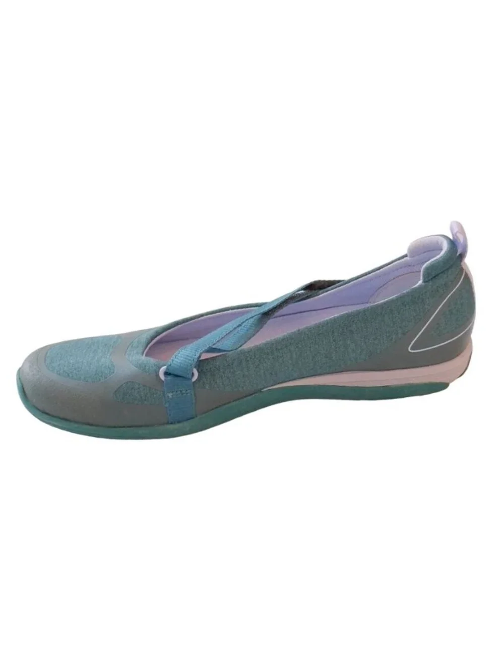 MERRELL Women's Shoes Teal/Lilac Comfort Lightweight Hook & Loop Strap Size 7M